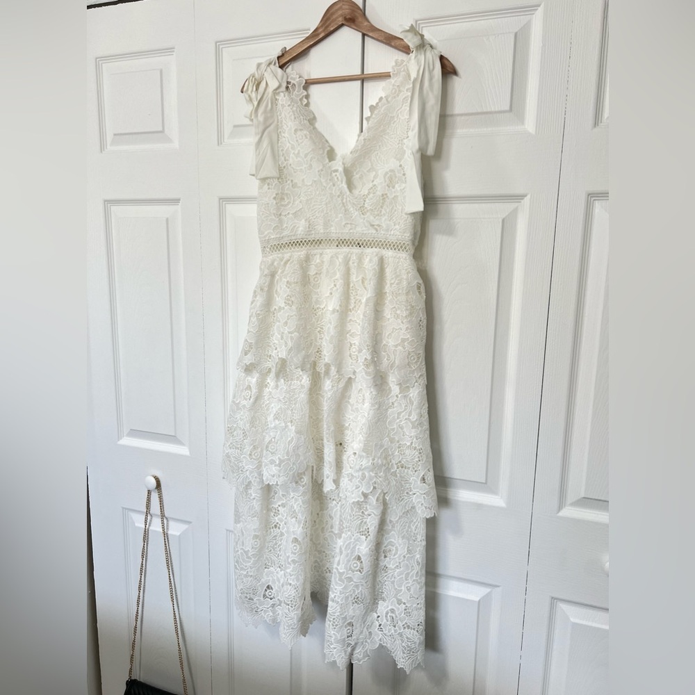 Above knee Embroidered Dress